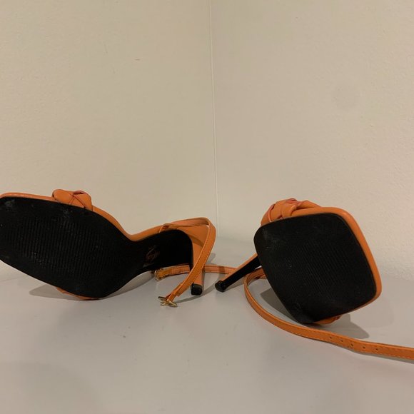 RAID Judy braided heeled sandals in burnt orange - Picture 5 of 9